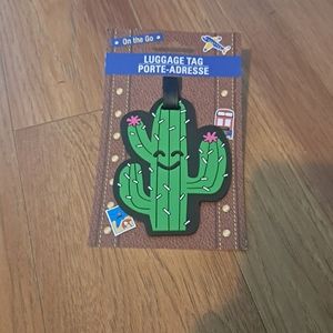 Cactus luggage tag